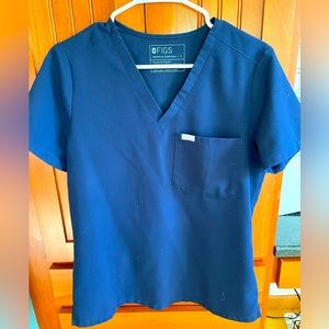 Figs technical collection size small scrub top. Excellent condition. Navy blue.